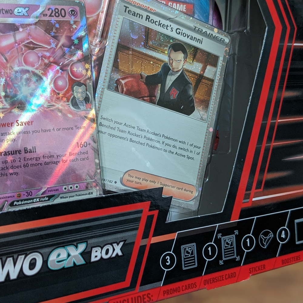 NEW Pokemon Team Rockets Mewtwo Box Factory Sealed! Destined Rivals - Picture 5 of 8